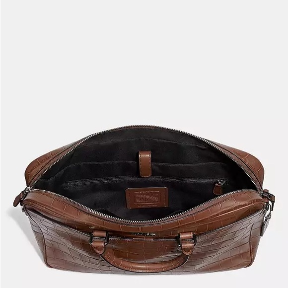 Coach leather laptop and business bag - Picture 13 of 14